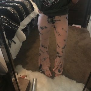 Karlie Tye dye flare pants